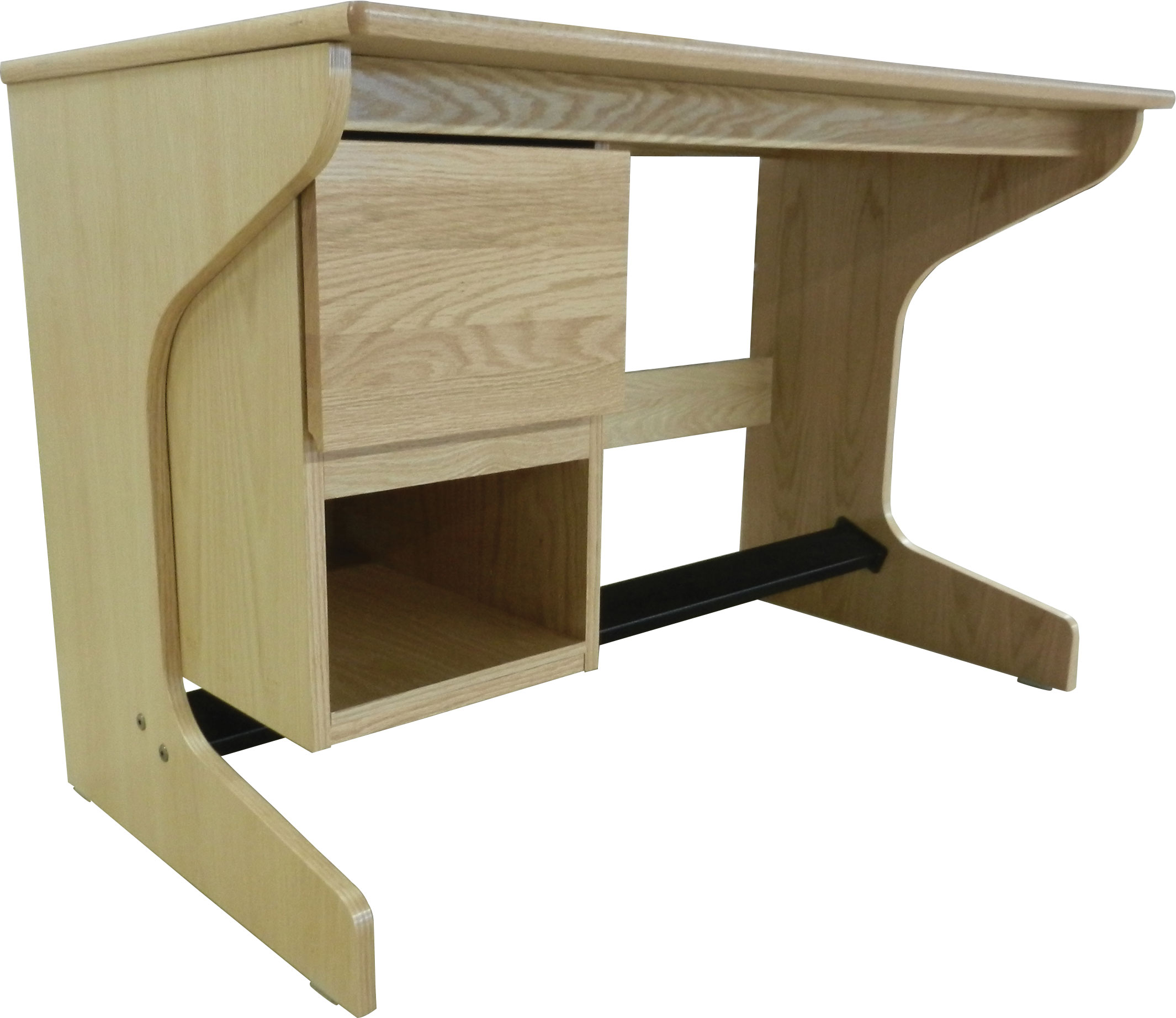 Nittany Cantilever Study Desk w\/1 Open Compartment  1 Drawer, 45"W